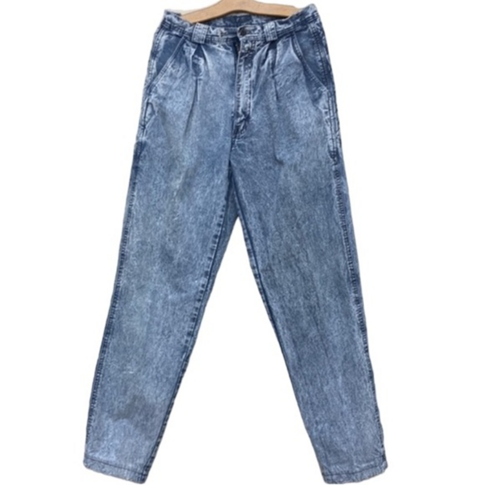 Mens Vintage acid Wash‎ Soho Trilogy Sportwear denim jeans size 27/31 (J-353)